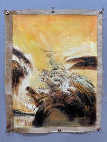 An oil painting by Zao Wou-ki