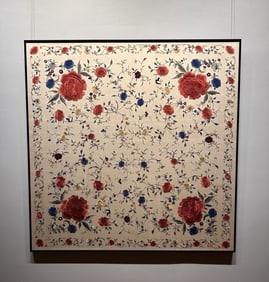 A Republic of China flower Cantonese embroidery