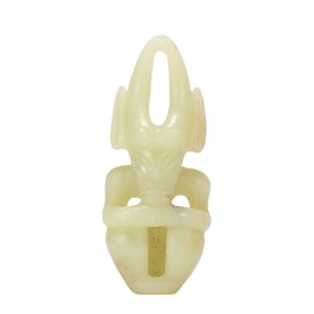 A piece of ancient jade man