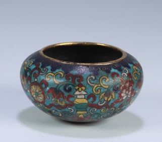 A piece of Qianlong year cloisonné eight treasure pattern pen wash