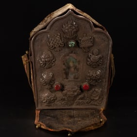 A Qing Dynasty Tibetan Gawu box