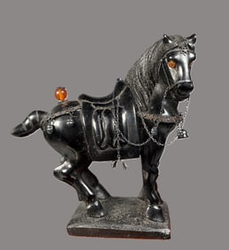 A delicate horse figurine