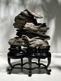 A Qing Dynasty Yingshi scroll pattern Hengfeng Wenfang Shanzi