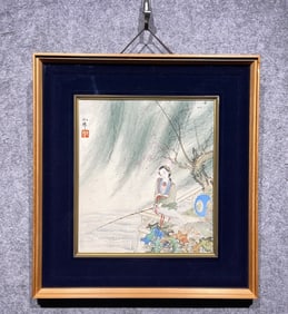 A picture of a lady of Hu Ye Buddha