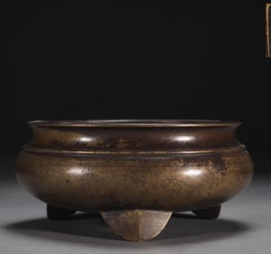 A Ming Dynasty precision cast copper tire furnace