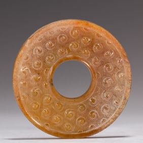 A piece of ancient jade jade wall