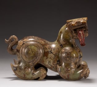 An ancient jade beast