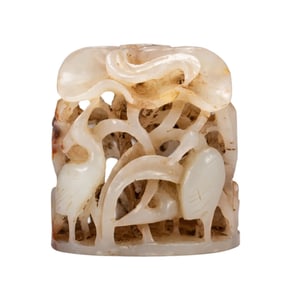 An ancient jade furnace cauldron