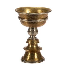 A Qing Dynasty copper cup