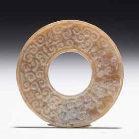 A piece of ancient jade wall