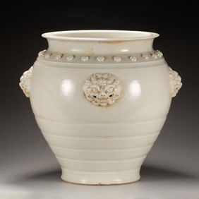 A Song Dynasty kiln animal ear jar