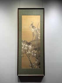 A piece of late Qing Dynasty Republic of China plain embroidery masterpiece "Heroic Independence"