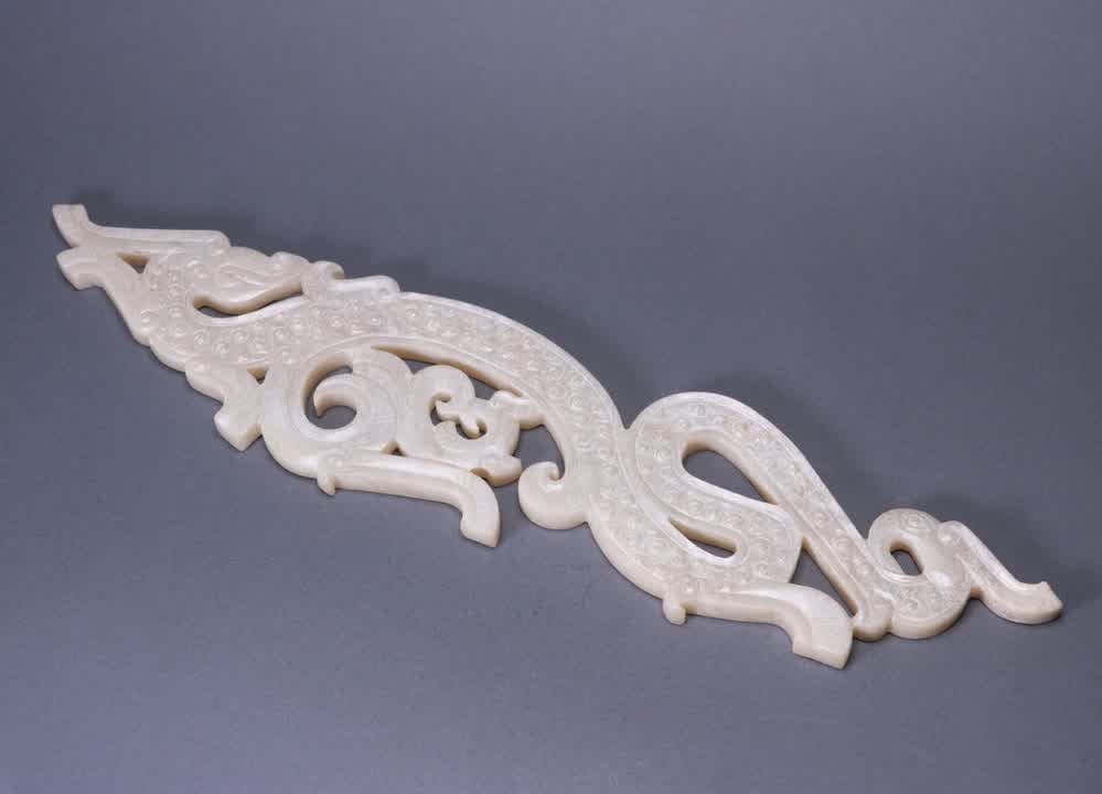 A piece of ancient jade dragon pattern jade dragon (1 of 9)