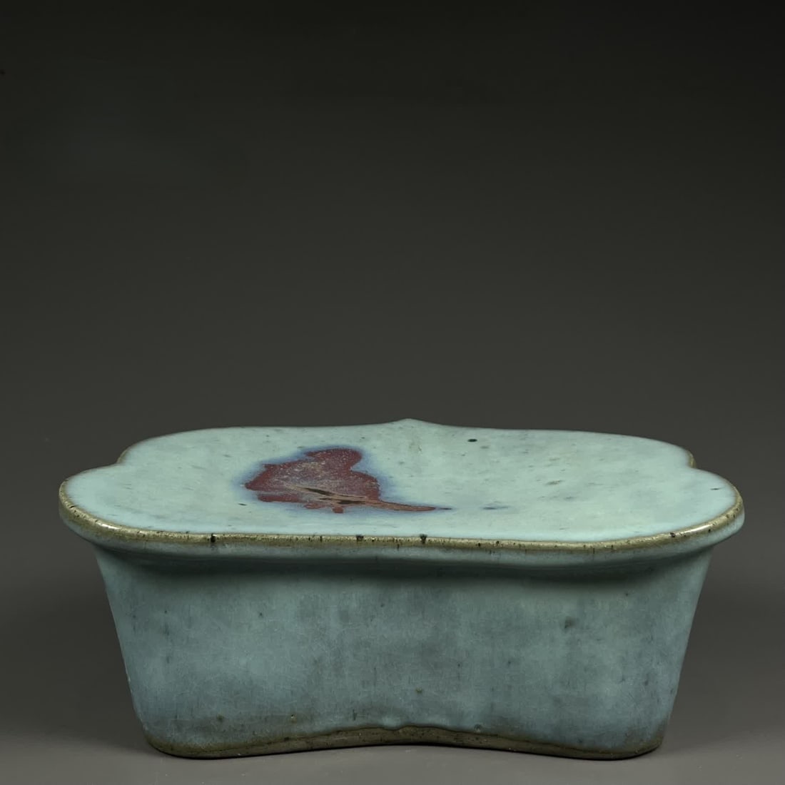 A Song Jun kiln azure purple glazed ruyi pillow (1 of 9)