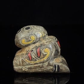 A Han Dynasty jade beast