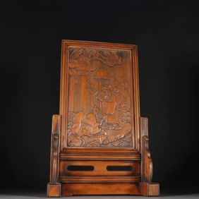 A bamboo carving character story interlude