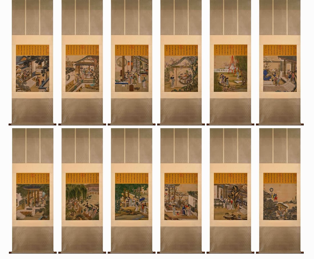 A character story of Jiao Bingzhen on silk (1 of 20)