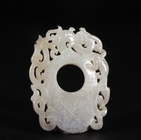 A piece of ancient Hetian jade