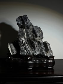 A Lingbi Shishan study ornament of the Qing Dynasty