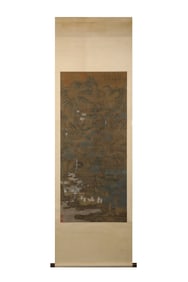 A landscape painting of Yan Wengui in the Song Dynasty