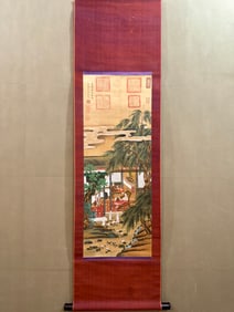 A figure painting of Tang Yin