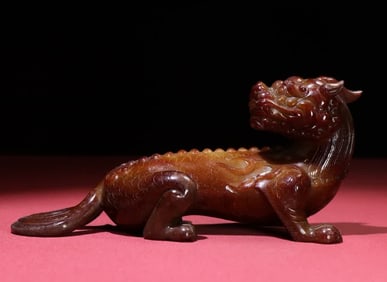 A Han Dynasty jade carving ornament