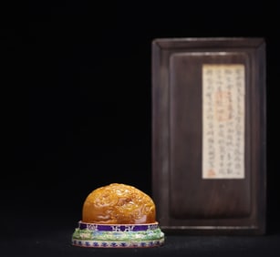 A "Yuan Kewen" Tian Huang dragon seal