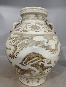 A Ming Dynasty glazed red jar