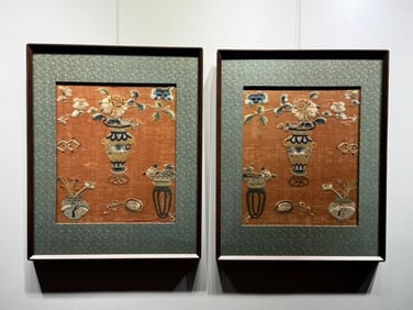 A piece of Su embroidery in the middle of the Qing Dynasty Courtesy of Bogu Qing
