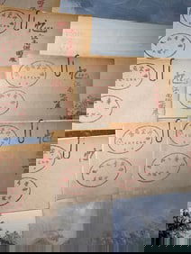 An oil painting by Wu Guanzhong's Jiangnan touring exhibition