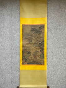 A huge landscape painting