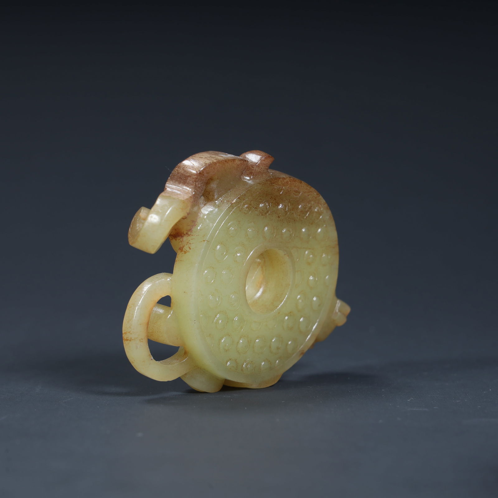 Qing Dynasty ancient jade dragon pattern pendant - 11