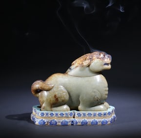 A Qing Dynasty Luduan smoker