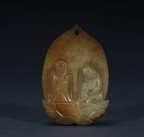 Hetian jade character ornaments in the Ming and Qing dynasties