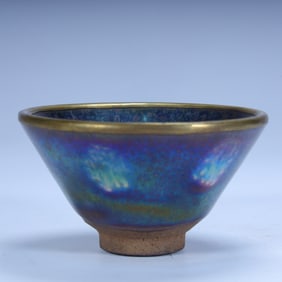 Song Dynasty kiln gilded colorful Yao changed Tianmu Cup
