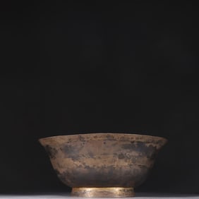 A silver bowl