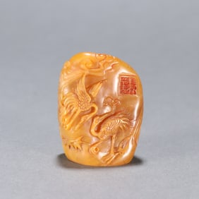 A famous Huangshi crane seal
