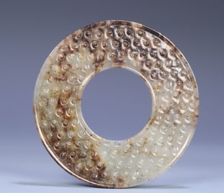 A piece of ancient jade valley pattern