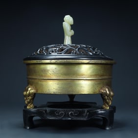 Copper tire gilt aromatherapy stove