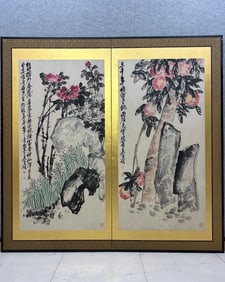 A picture of Wu Changshuo's flowers and birds
