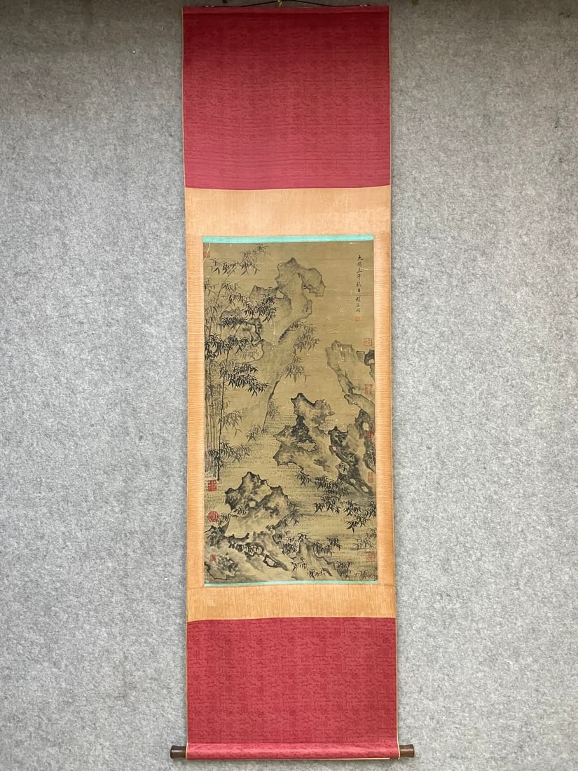 A landscape map of Zhao Mengfu (1 of 9)