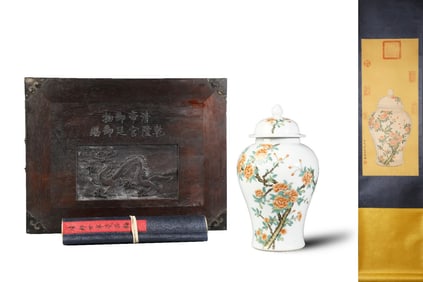 A Qianlong general jar made in the Qianlong period of the Qing Dynasty