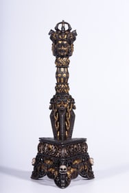 A piece of Qing Dynasty iron scissor vajra