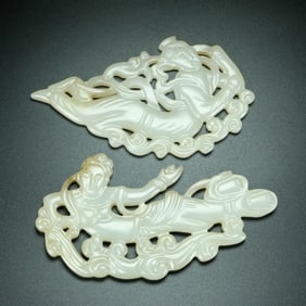 A piece of Han Dynasty jade flying into the sky