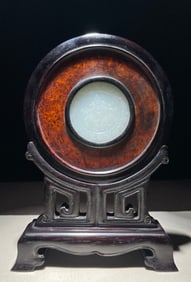 A Qing Dynasty six Buddha pattern inserts