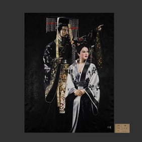 A painting of Wang Kewei's king figure oil painting