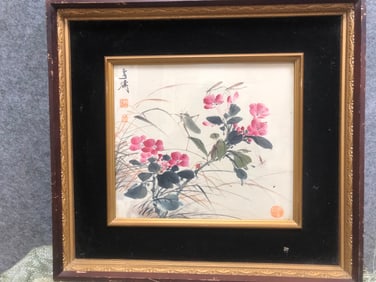 A picture of Wang Xuetao's flowers and insects