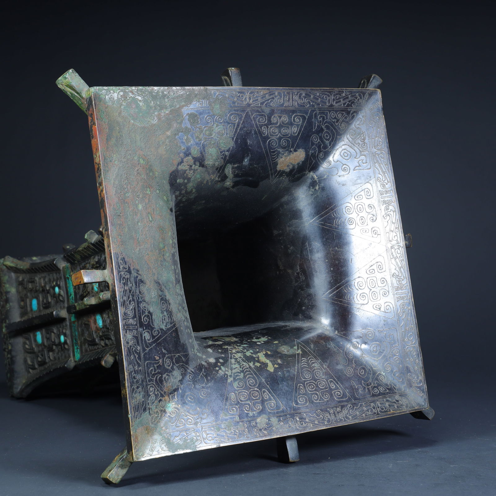 A copper sub-ugly square cup - 11