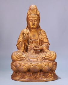 A Qianlong period of the Qing Dynasty made of the incense Guanyin ornament