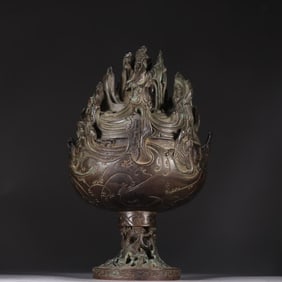 A Han Dynasty copper Boshan furnace